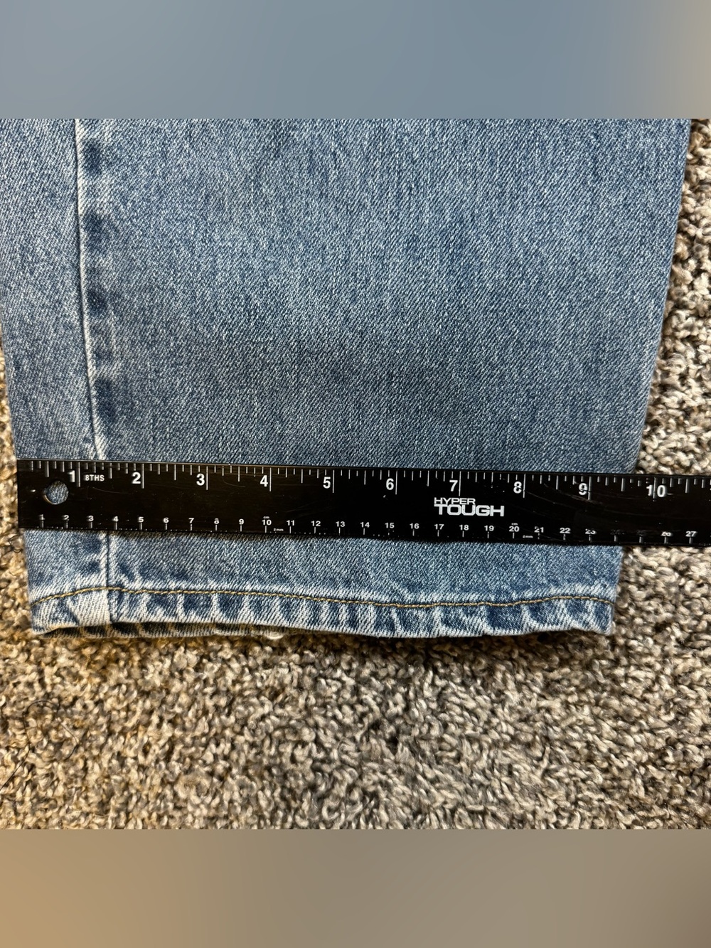 Levis 560 Jeans Mens 46x32 Blue Comfort Fit Loose Tapered Leg Denim Pants Y2K - Picture 9 of 9